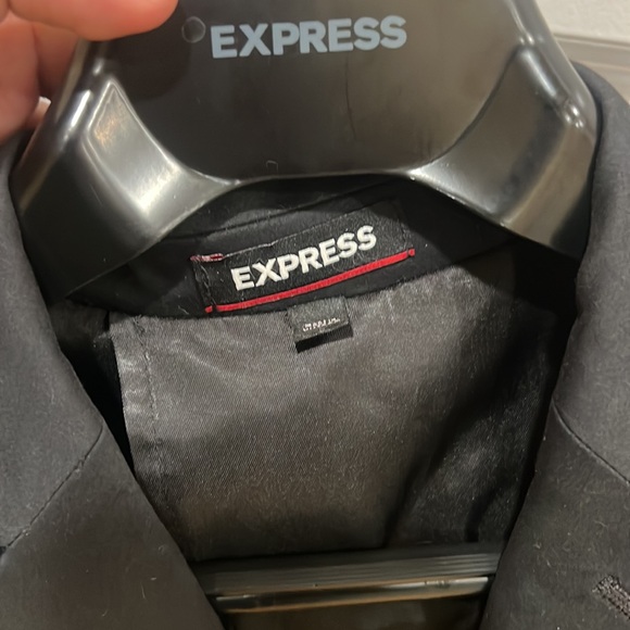 Express Black Sports Coat 38R - Picture 3 of 4
